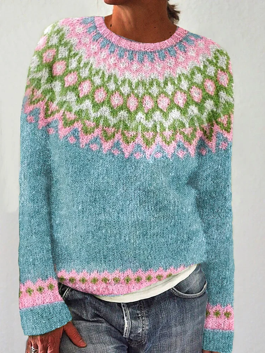Annette | Nordic Pattern Sweater