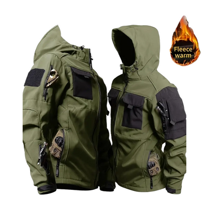 Jason Fleece-Lined Tactical Utility Jacket