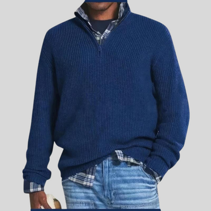 Asher Zip Knit Sweater