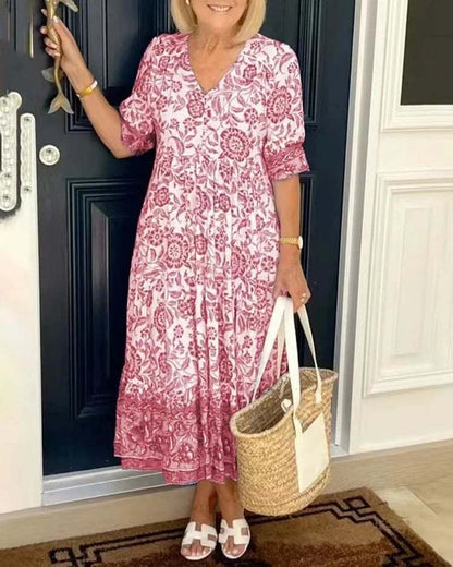 Palma | Elegant Floral Dress