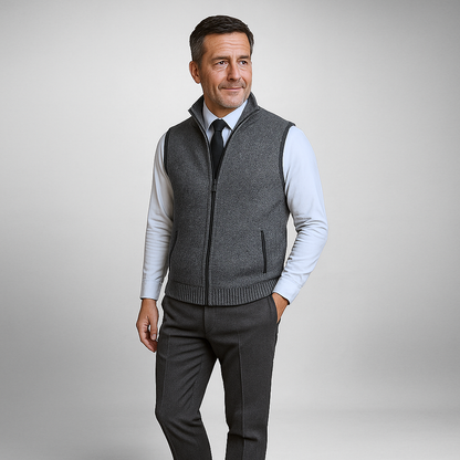 Harrison Full-Zip Sweater Vest