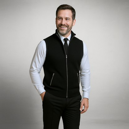 Harrison Full-Zip Sweater Vest
