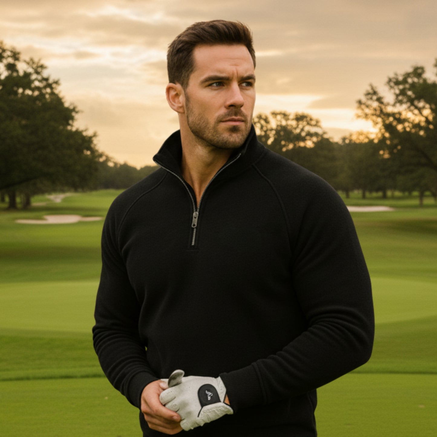 Callaway Cotton Half Zip Jumper