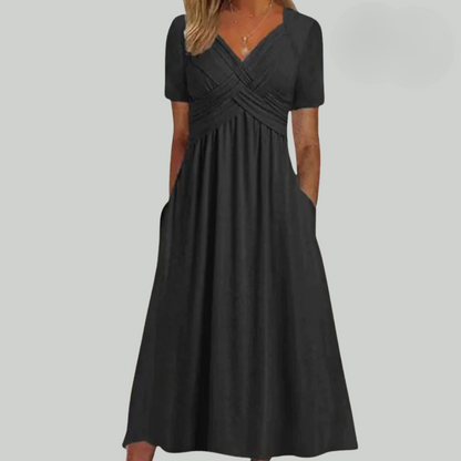Sienna | Flattering Tummy-Coverage Elegance Dress