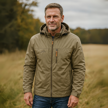 Alistair Waterproof Detachable Hood Jacket