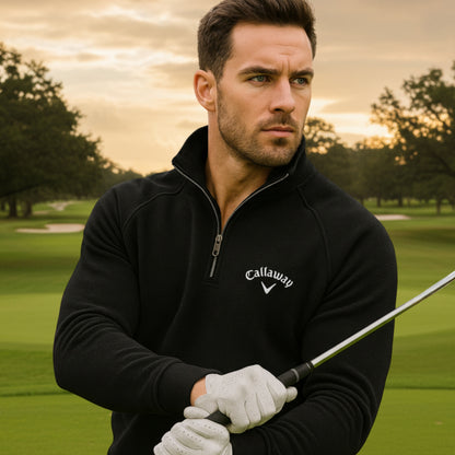 Callaway Cotton Half Zip Jumper