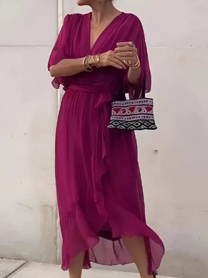 Astrid | Timeless Wrap Midi Dress