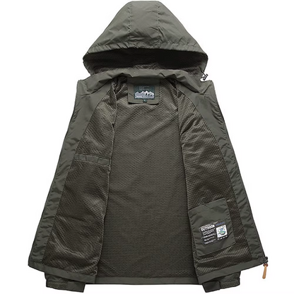 Alistair Waterproof Detachable Hood Jacket