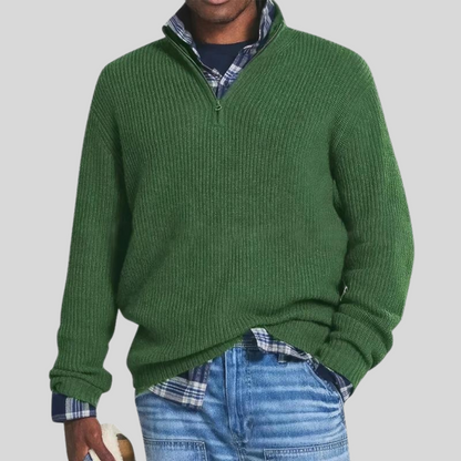 Asher Zip Knit Sweater