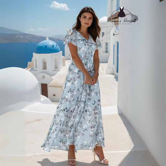 VICTORIA | Glamorous Tummy Covering Dress
