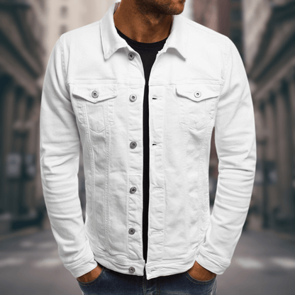 Giovanni - Slim Fit, Lightweight Denim Jacket for Daily Wear