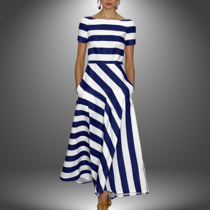 Celeste | Effortless Handcrafted Striped Dress