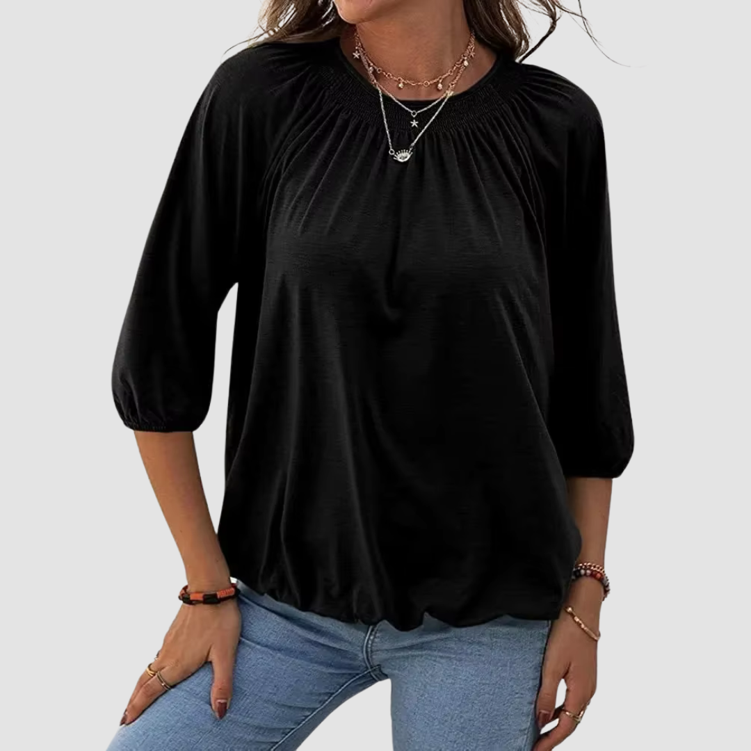 Elara | Loose Fit Women's Half Sleeve Top