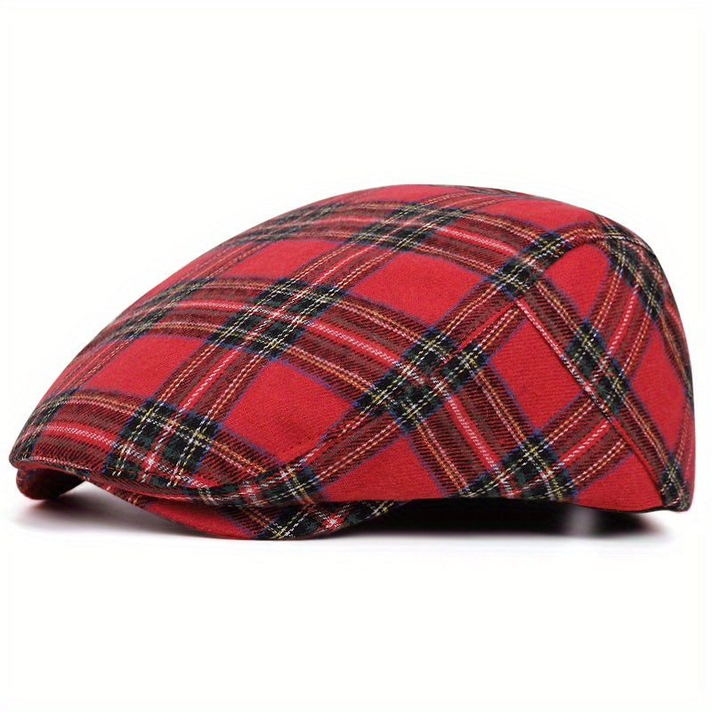 Highland | Adjustable Plaid Beret - Lightweight & Stylish