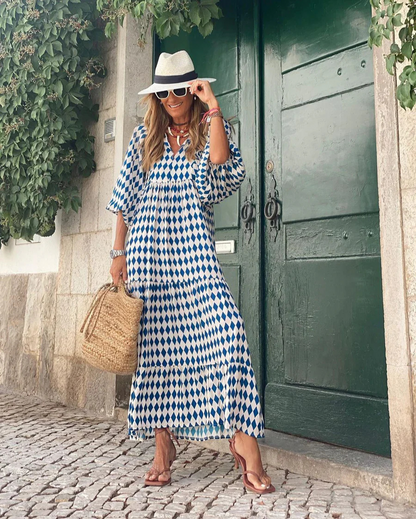 Elin™ | Boheme Cotton Maxi Dress
