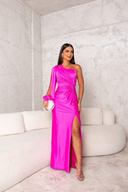 Natasha - Elegant Evening Dress With One Shoulder For Women