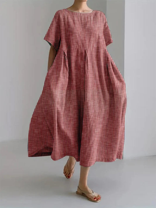 Blanca | Casual Long Dress with Retro Style