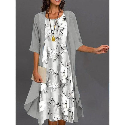 Viane | Elegant Printed Dress