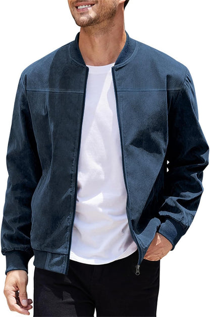 Men’s Classic Bomber Jacket - Tailored Fit