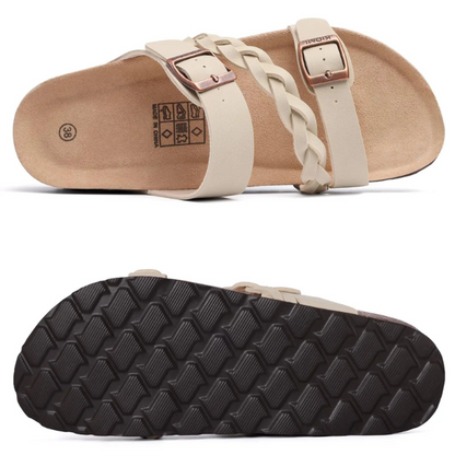 ARLETTE | BRAIDED CORK SANDAL