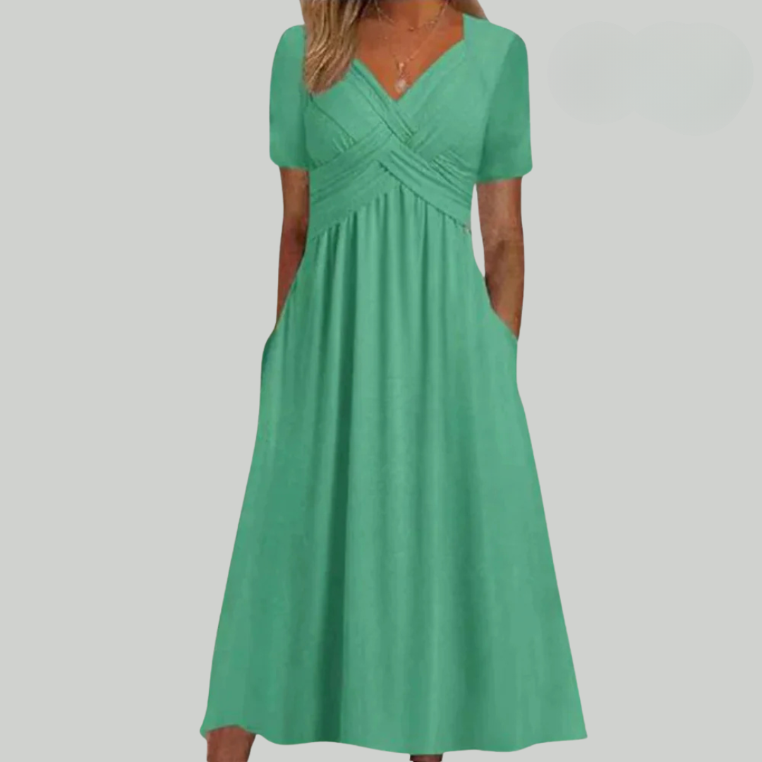 Sienna | Flattering Tummy-Coverage Elegance Dress