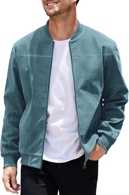 Men’s Classic Bomber Jacket - Tailored Fit