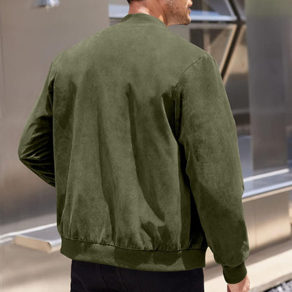 Men’s Classic Bomber Jacket - Tailored Fit