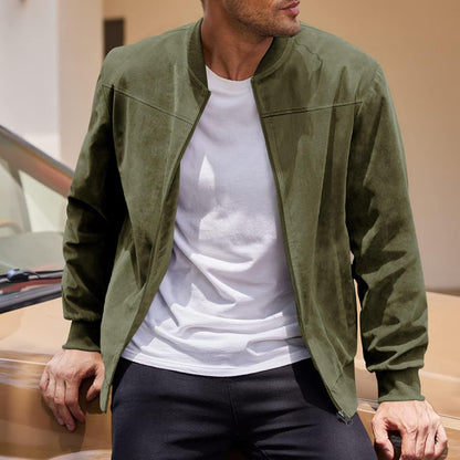 Men’s Classic Bomber Jacket - Tailored Fit