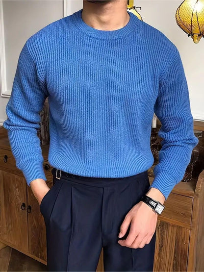 Premium Textured Shoulder Knit Jumper