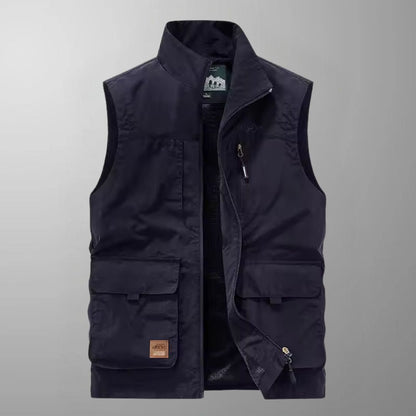 James - Multi-Pocket Breathable Outdoor Cargo Gilet