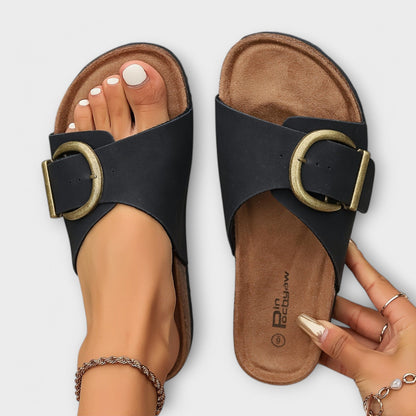 MARGIE | SANDALS WITH BUCKLE STRAP DESIGN