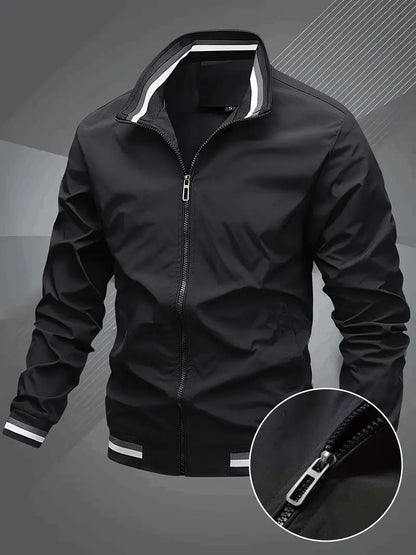 Urban Edge Luxury Windbreaker Jacket
