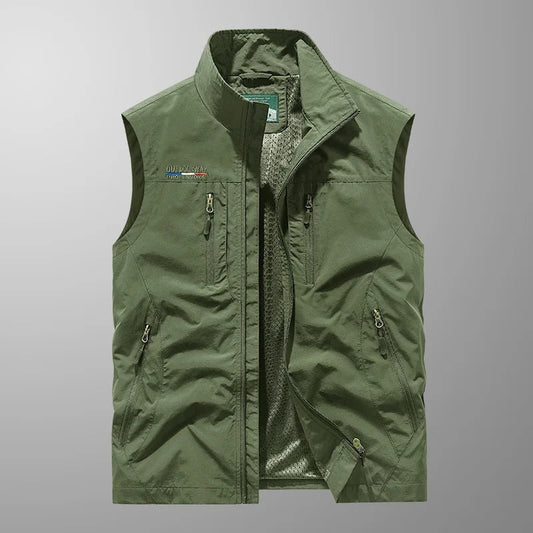 Vincent Multi-Pocket Classic Cargo Gilet
