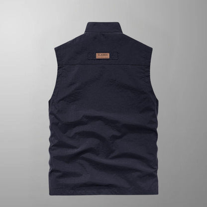 James - Multi-Pocket Breathable Outdoor Cargo Gilet