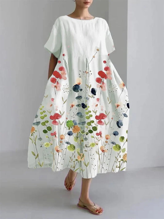 Lia | Casual Long Dress with Freedom of Movement