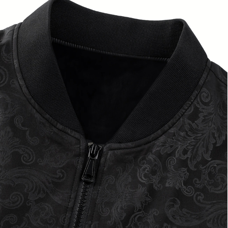 Hollis Phoenix-Print Bomber Jacket