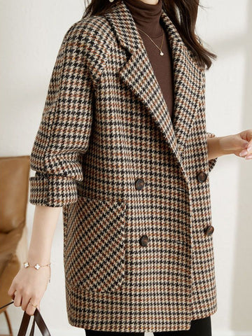 Harper™ - Vintage Plaid Blazer Coat