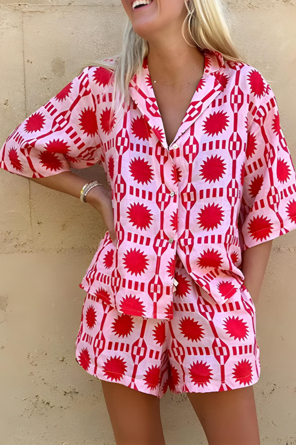 Calypso Women's Set - Lightweight Two-Piece Outfit for Summer Style