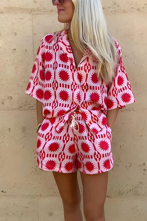 Calypso Women's Set - Lightweight Two-Piece Outfit for Summer Style
