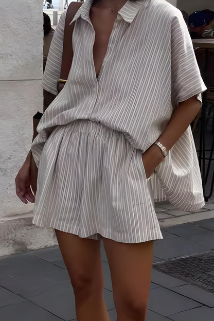 Women's Loungewear Set - Chic Pajama Set for All-Day Comfort