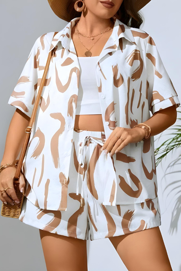 LUNA Beachy Two Piece Set - Stylish Co-Ord Set for Women