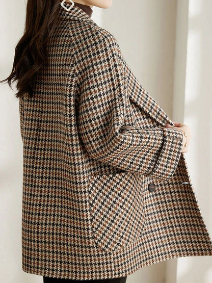 Harper™ - Vintage Plaid Blazer Coat