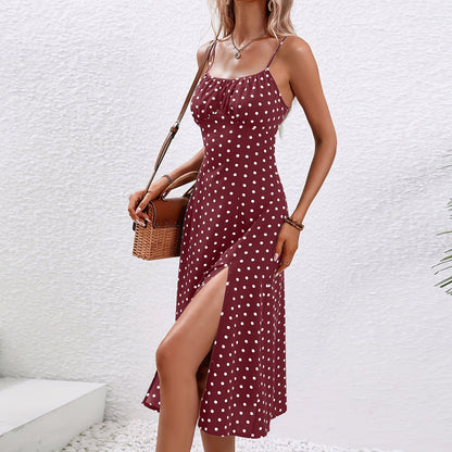 Aprille – Polka Dot Midi Dress
