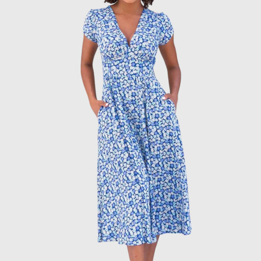 Kim | Flattering, Flowy & Effortless Midi Dress