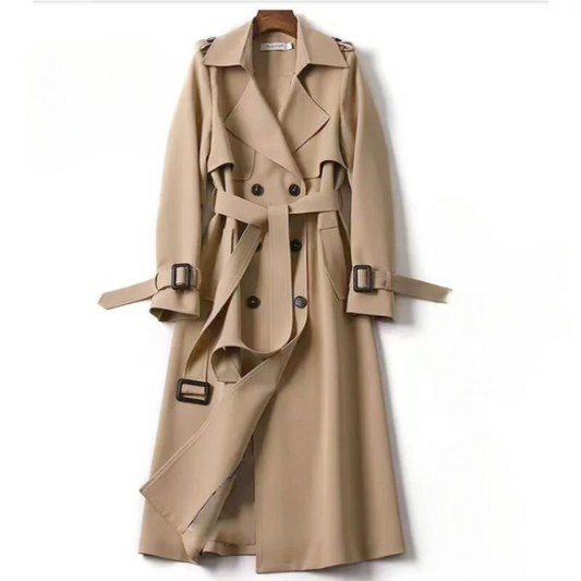 Chloe™ - Classic Belted Trench Coat