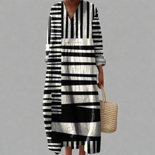 Doris | Elegant geometric dress