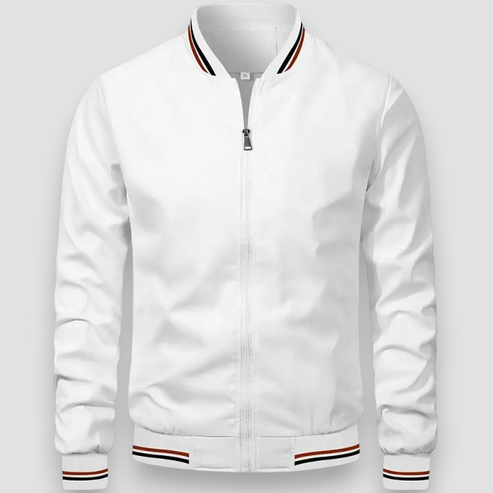 Pascal Stylish Striped Bomber Jacket