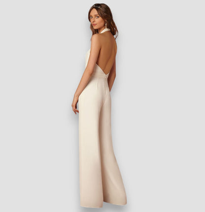 Bea | Minimal Ivory Jumpsuit