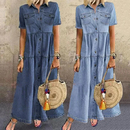 Vibeke | Soft Denim Dress