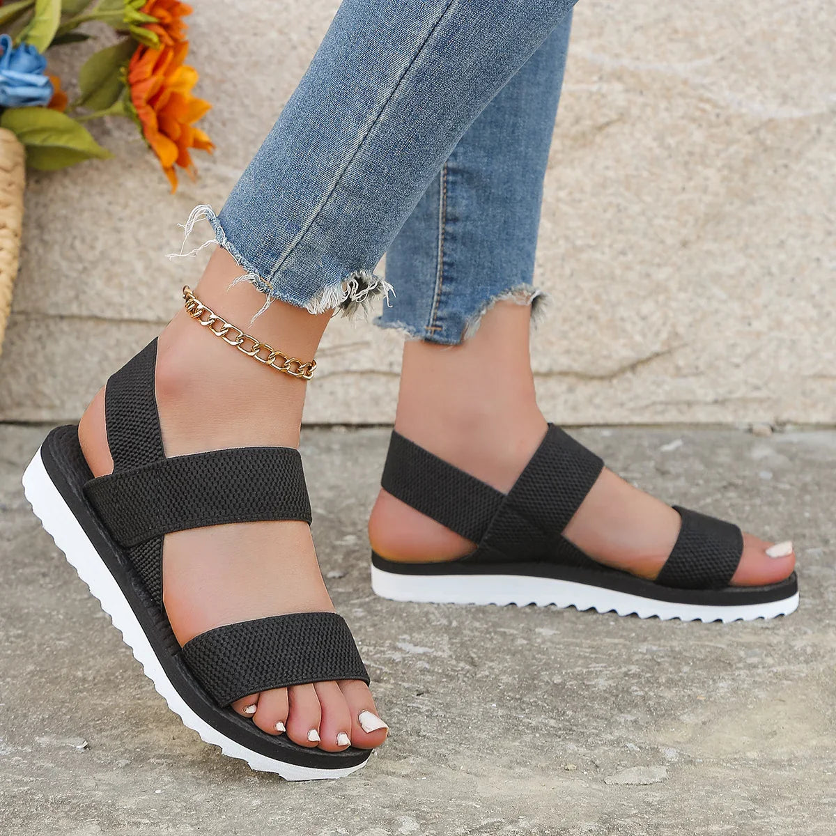 VIXEN | LIGHTWEIGHT WOVEN SANDALS